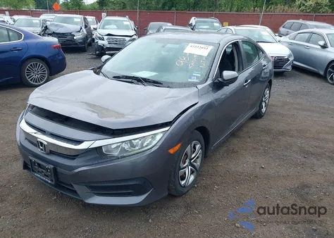 2017 Honda Civic Lx from USA, damaged, VIN 19XFC2F50HE229443